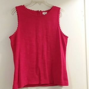 *CLEARENCE* J Crew scalloped detail tank